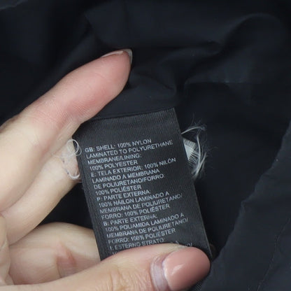 The North Face Womens Black Pea Coat Mid-Length Water Resistant Size S