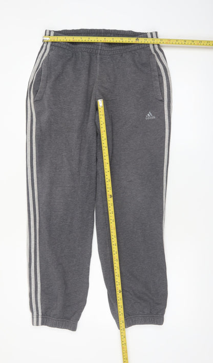 Adidas Men’s Grey Sweatpants Small Regular Fit Performance Essentials
