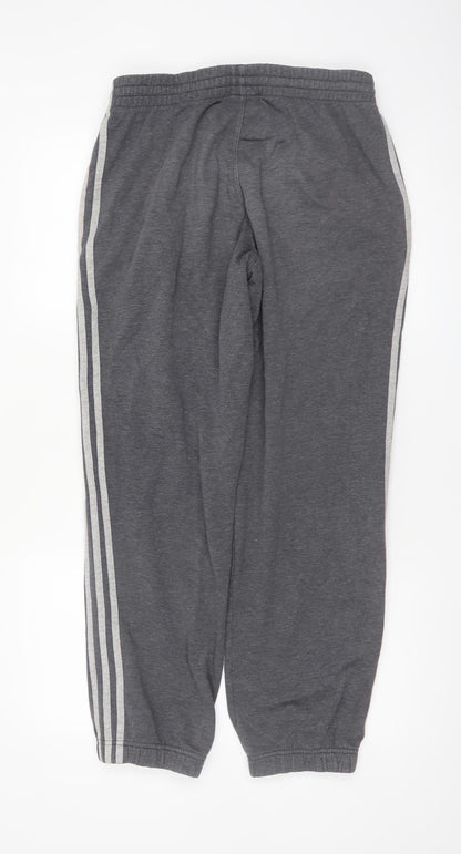 Adidas Men’s Grey Sweatpants Small Regular Fit Performance Essentials