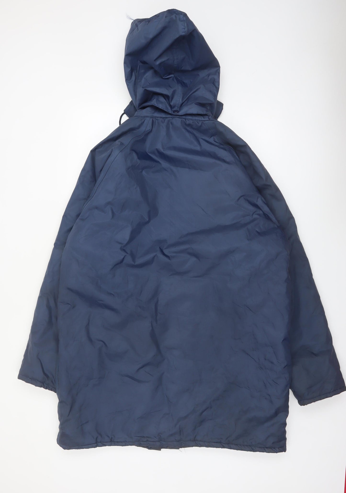 Gelert Men's Blue L Manitoba Hooded Parka Coat Lined Outdoor Jacket
