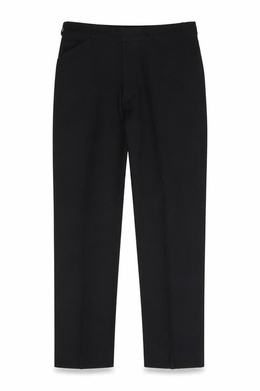 BHS Men's Black 36W 31L Regular Fit Dress Trousers