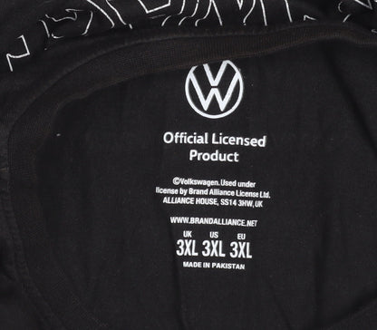 Volkswagen Mens Black 3XL VW Transporter Graphic Cotton T-Shirt