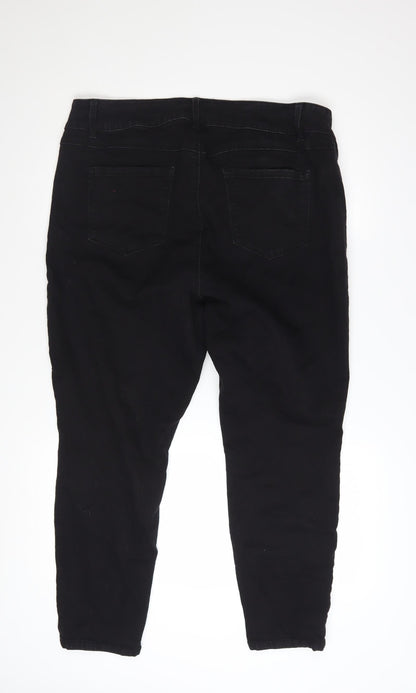 d.jeans Women's Black 20 Plus Skinny Stretch Denim Jeans