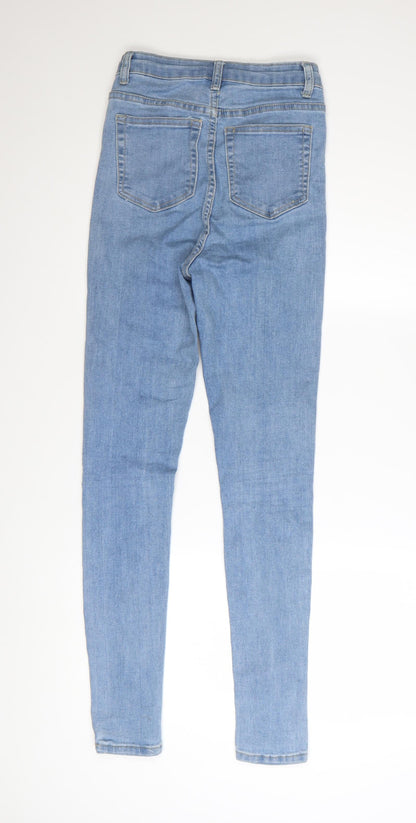 PrettyLittleThing Women’s Blue Skinny Jeans Size 4 Slim Fit Denim