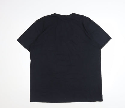 Missguided Women's Black Cotton Short Sleeve T-Shirt Size M