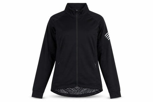 Crane Womens Black 12-14 Windbreaker Jacket with Reflective Trim