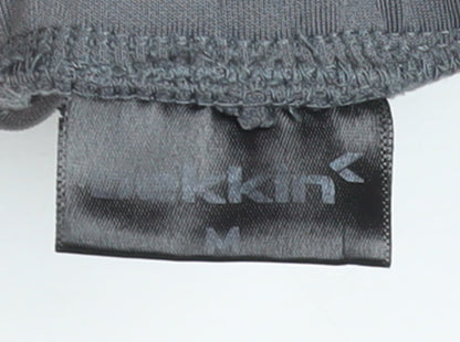 Bekkin Men's Grey Jogger Trousers M Regular Fit Polyester Blend