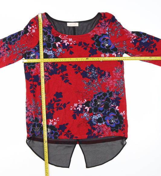 Marks and Spencer Women’s Multicoloured Floral Tunic Blouse Size 14