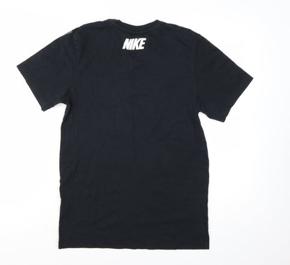 Nike Men's Black Short Sleeve Crew Neck Logo T-Shirt Size S
