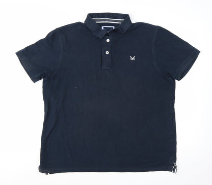 Crew Clothing Company Men's Blue XL Cotton Polo Shirt