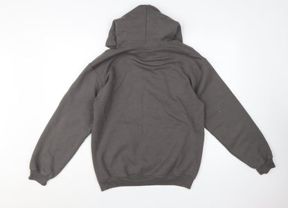 PrettyLittleThing Women's Grey Pullover Hoodie Size S Cotton Blend