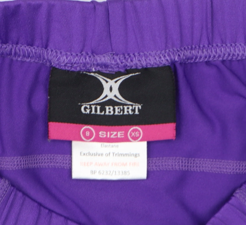 Gilbert Women's Purple XS Compression Activewear Shorts