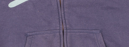 Saltrock Womens Blue Full Zip Hoodie Size 12 with Logo Design