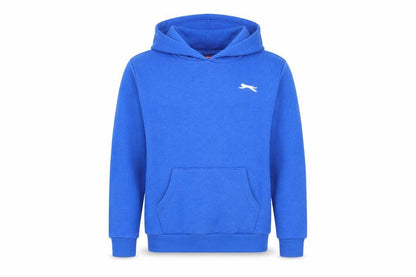 Slazenger Boys Blue Pullover Hoodie 11-12 Years Polyester Cotton Blend