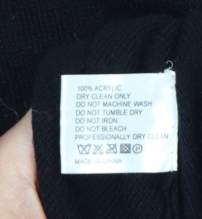 Fever London Women’s Black Size 8 A-Line Knit Retro Dress