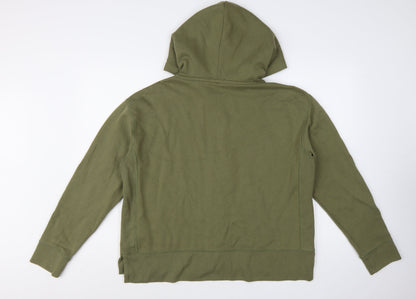 Polo Ralph Lauren Women’s Green Full Zip Hoodie Size L Cotton Blend