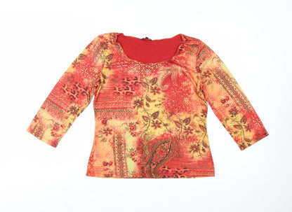 Marks and Spencer Per Una Women's Multicoloured Size 14 Tunic Blouse
