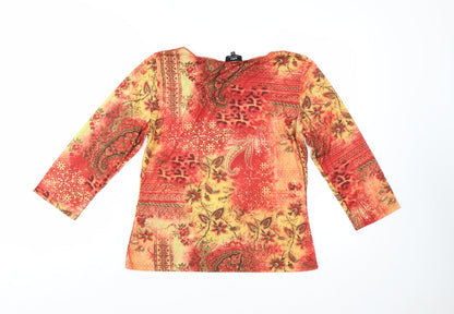 Marks and Spencer Per Una Women's Multicoloured Size 14 Tunic Blouse