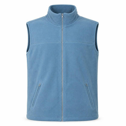 Arctic Storm Men's Blue Fleece Waistcoat Gilet Size L Full Zip Warm Vest