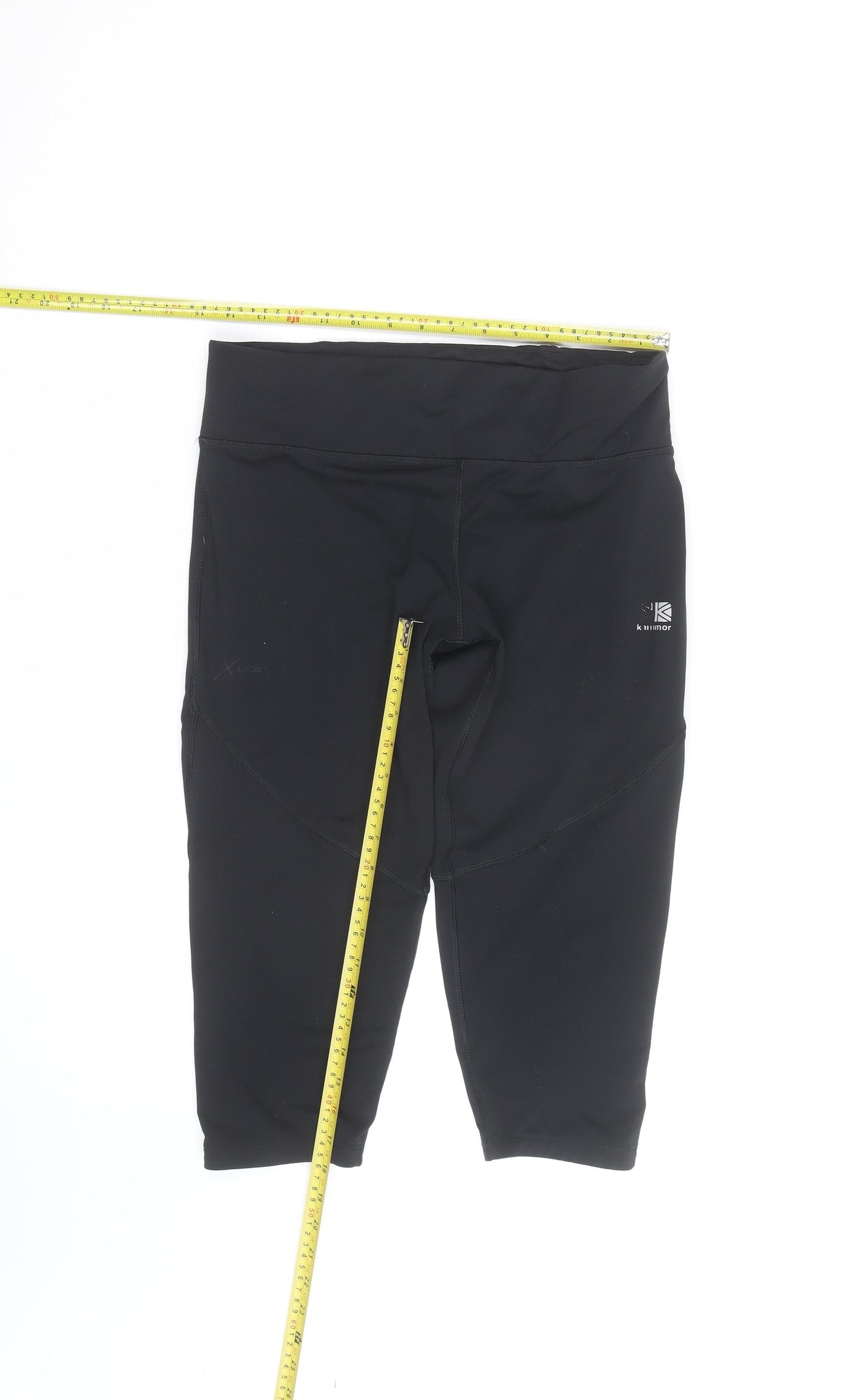 Karrimor Womens Black Capri Leggings XL Quick Dry Stretch Activewear