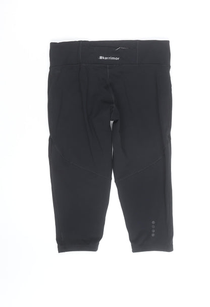 Karrimor Womens Black Capri Leggings XL Quick Dry Stretch Activewear
