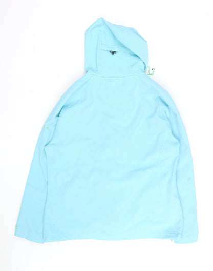 Regatta Women's Blue Soft Shell Hooded Jacket Size 16