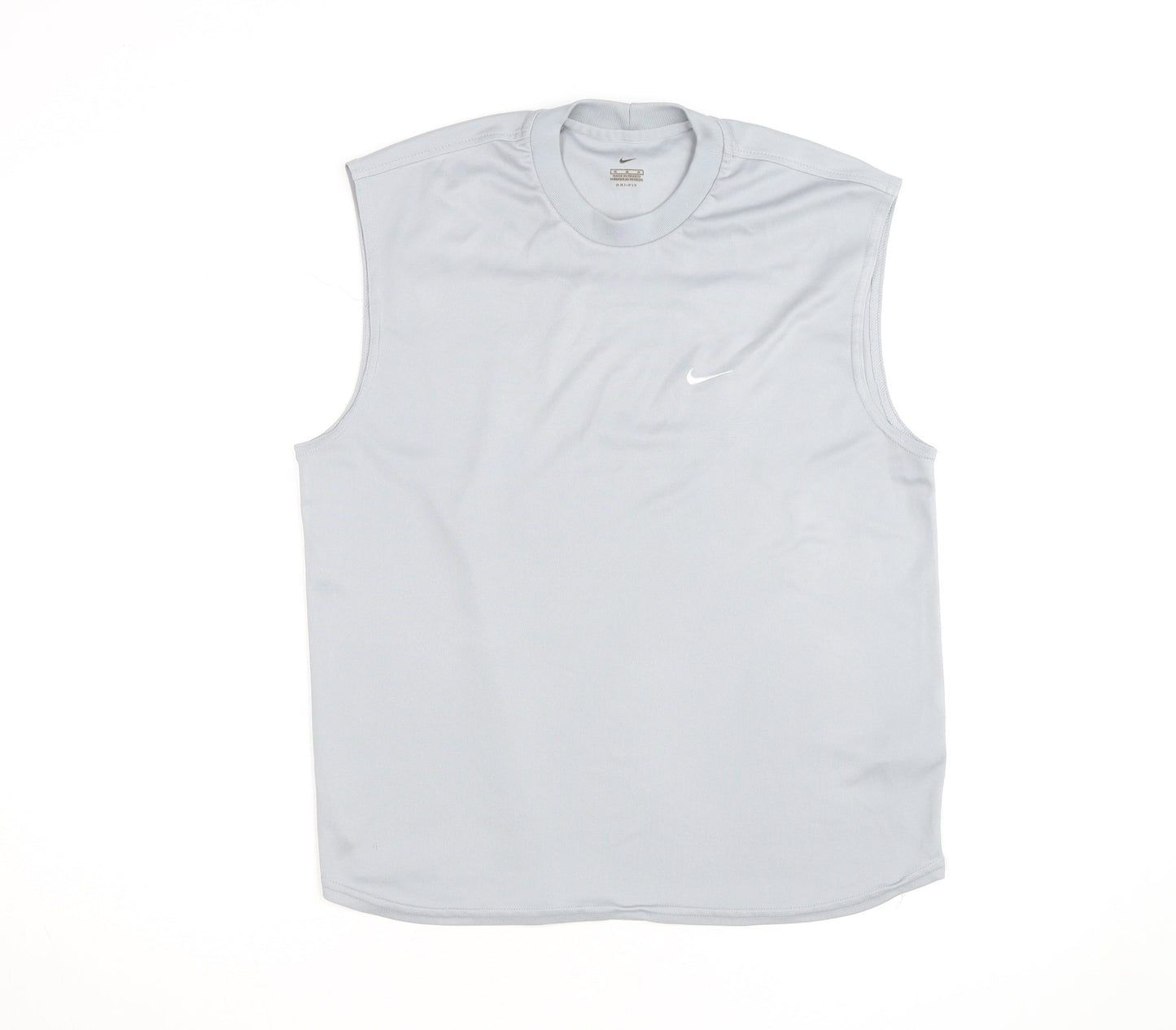 Nike Men's Grey Sleeveless Dri-FIT Tank Top Size M