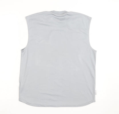 Nike Men's Grey Sleeveless Dri-FIT Tank Top Size M