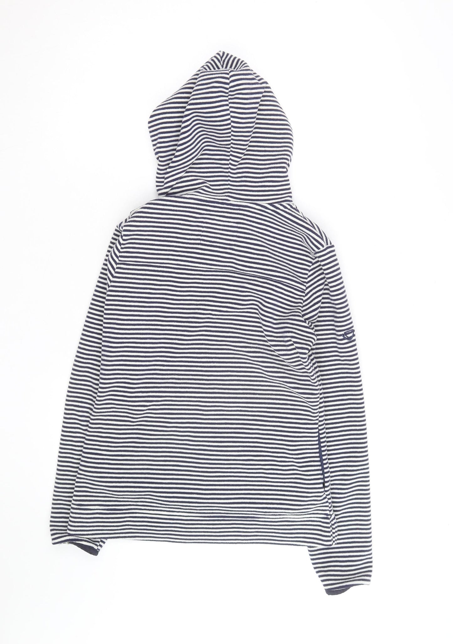 Brasher Womens Navy Striped Pullover Hoodie XS Outdoor Casual