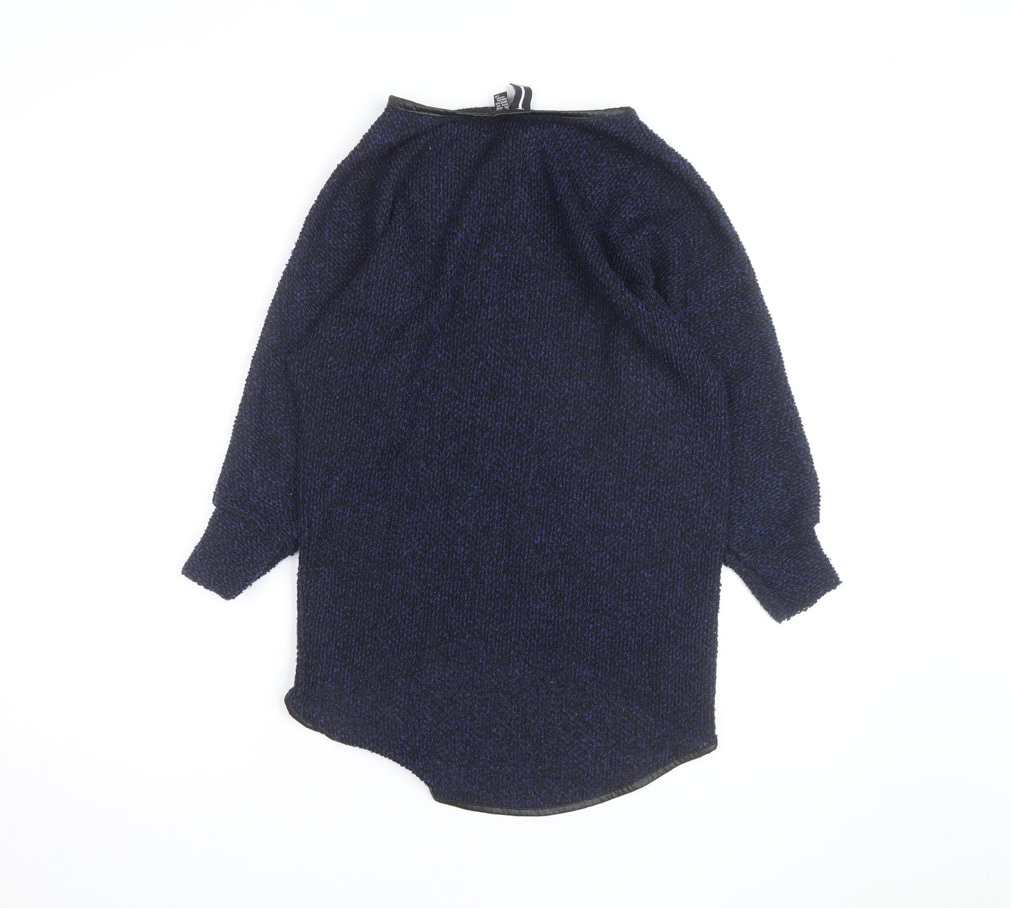 Izabel London Women's Blue 1/4 Zip Knit Jumper Size S 8/10