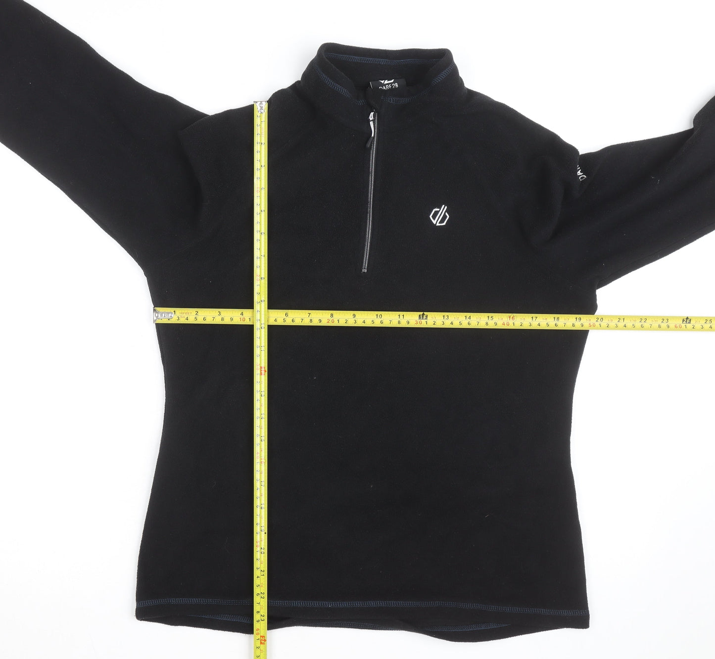 Dare 2B Mens Black Fleece Half Zip Pullover Sweatshirt M