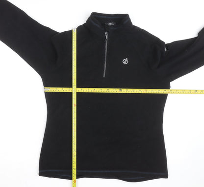 Dare 2B Mens Black Fleece Half Zip Pullover Sweatshirt M