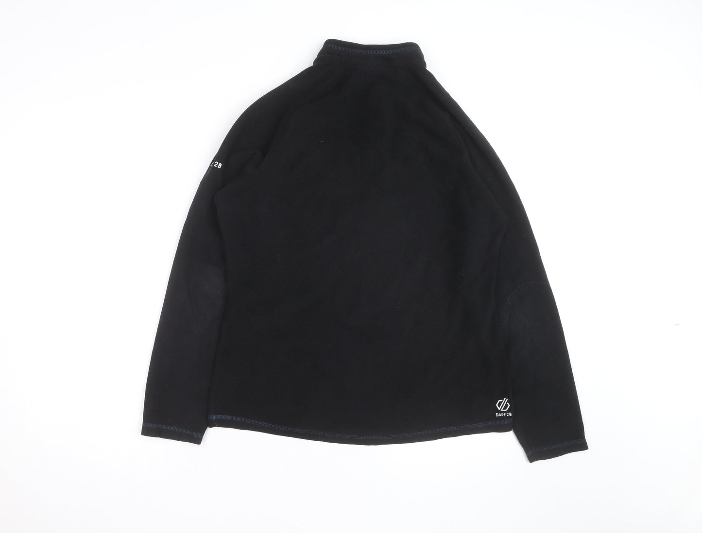 Dare 2B Mens Black Fleece Half Zip Pullover Sweatshirt M