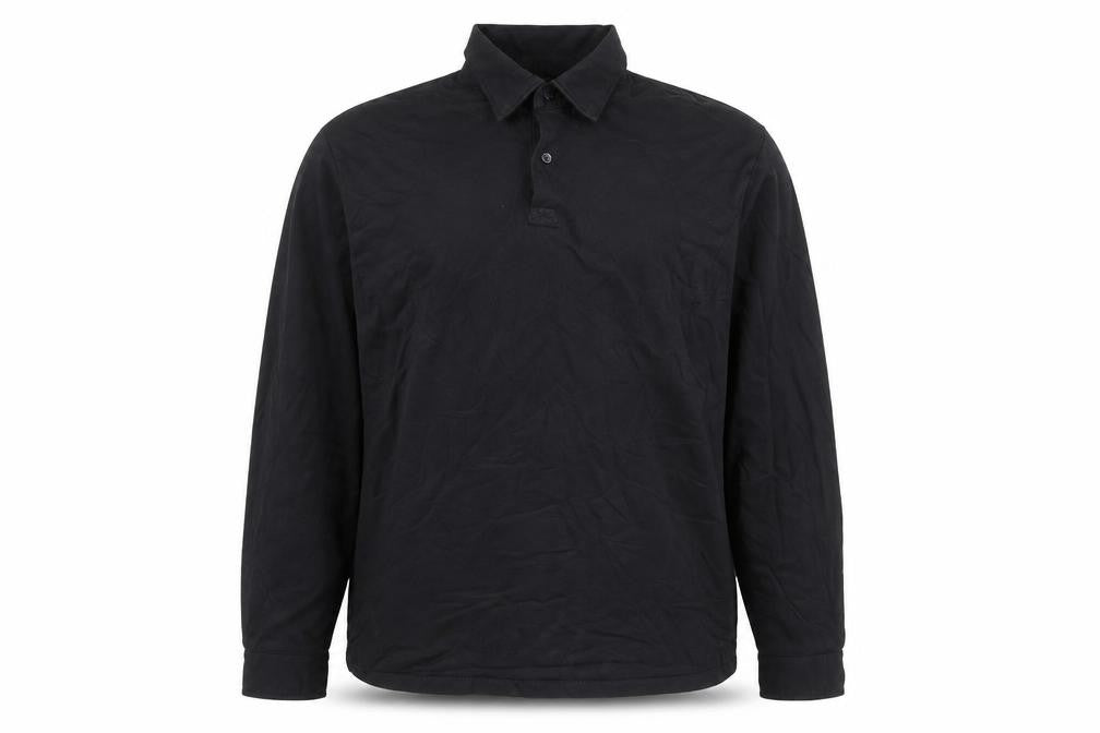 Charles Tyrwhitt Men's Black Cotton Long Sleeve Button-Up Shirt Medium