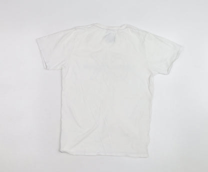 Calvin Klein Jeans Women's White Cotton T-Shirt M 10/12