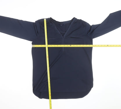 Next Women's Blue Long Sleeve Tunic Blouse Size 10