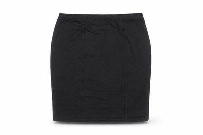 PrettyLittleThing Women Black Size 12 Straight Pencil Skirt
