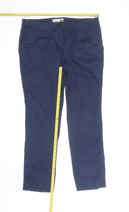 bpc Bonprix Collection Men's Blue Chino Trousers Size L Cotton Blend