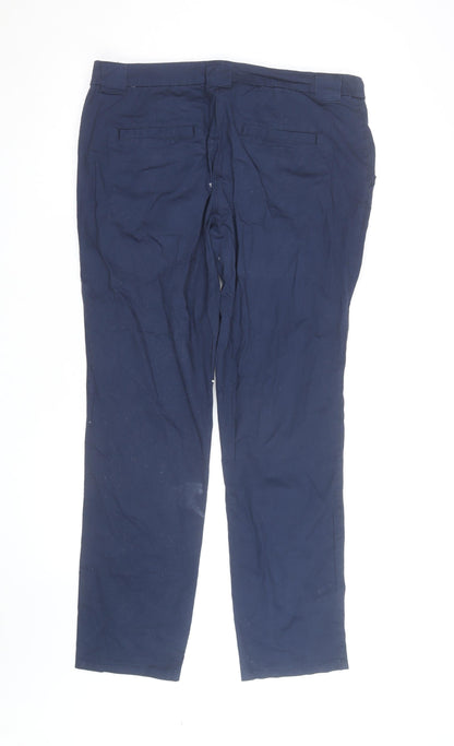 bpc Bonprix Collection Men's Blue Chino Trousers Size L Cotton Blend