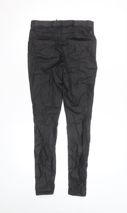 Peacocks Womens Black Size 10 Jegging Stretch Skinny Trousers