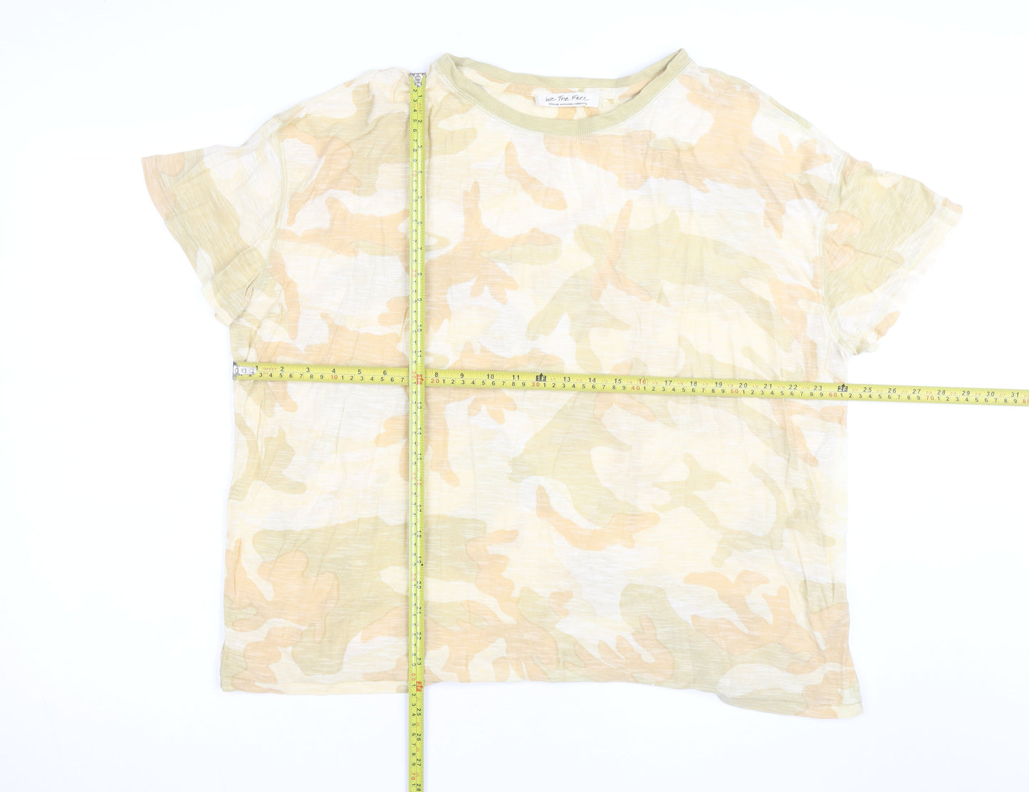 We The Free Womens Multicoloured Camouflage T-Shirt Medium