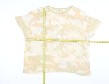 We The Free Womens Multicoloured Camouflage T-Shirt Medium