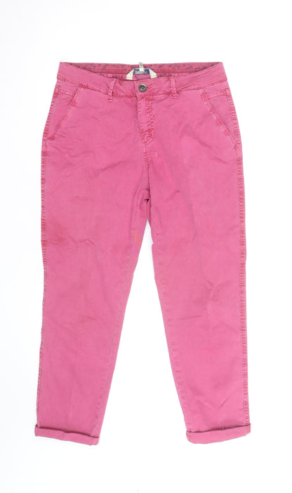 Matalan Papaya Women’s Pink Cotton Chino Trousers Size 10R