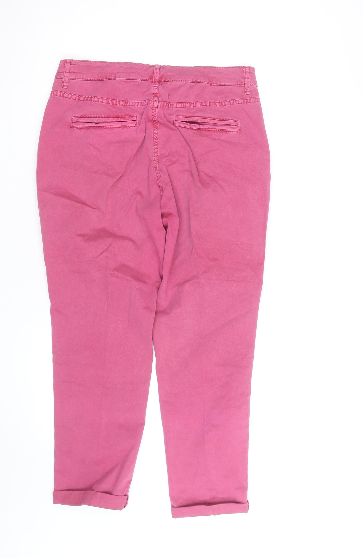 Matalan Papaya Women’s Pink Cotton Chino Trousers Size 10R