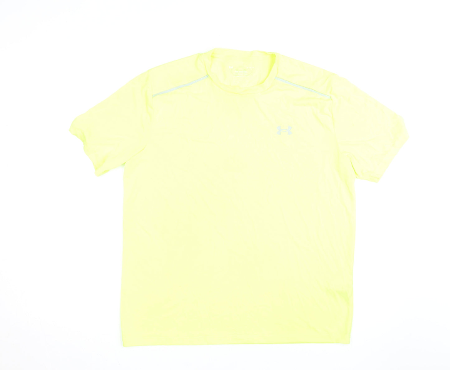 Under Armour Men's Yellow Athletic Short Sleeve Tech T-Shirt M