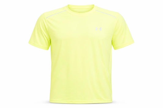Under Armour Men's Yellow Athletic Short Sleeve Tech T-Shirt M