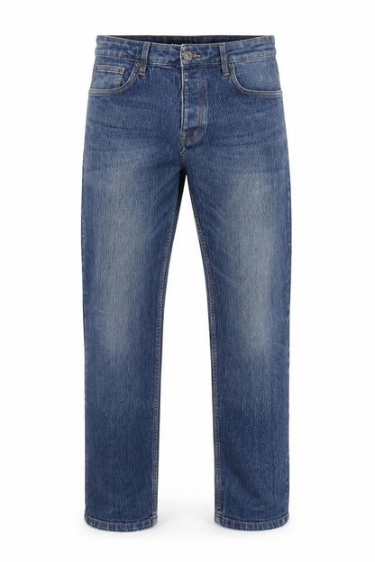Bench Men's Blue Straight Fit Denim Jeans 34W 32L Classic Style