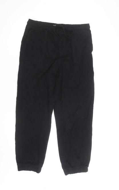 Primark Women’s Black Jogger Trousers Size 14 Cotton Blend