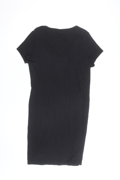 New Look Women’s Black Bodycon Knee Length Dress Size 18