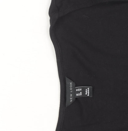 New Look Women’s Black Bodycon Knee Length Dress Size 18